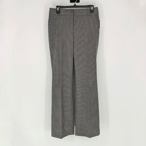 NEW Banana Republic Martin Fit Wide Leg Wool Pant Gray 4 preppy Business casual
